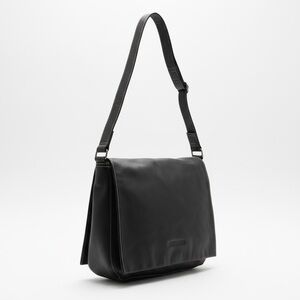 Kenneth Cole New York Nokia Black Leather Messenger Camera Bag